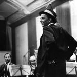 Frank Sinatra, singer and actor at CTS Studios in Bayswater, London, England, June 1962 with Robert Farnon and His Orchestra. Great Songs from Great Britain 