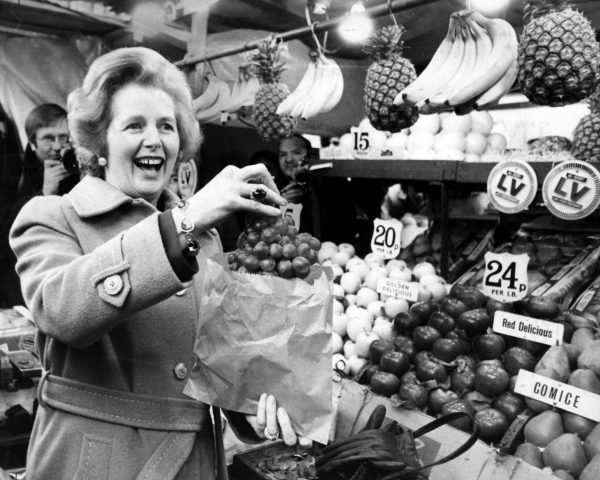 BARONESS THATCHER OF KESTEVEN 1978 Margaret Thatcher at a fruit stall For the second time in three years, Monty Fresco of the Daily Mail has been named British Press Photographer of the Year. His brilliant achievement will be marked today with the presentation of a 1,000 prize and trophy from the Midland Bank, sponsors of tha award. Before that, a tribute from a colleague...BARONESS THATCHER...PMFleet Streets Finest