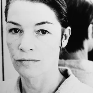 jpg black and white photograph of actress and politician Glenda Jackson .photograph by bo Lutoslawski