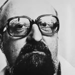 jpeg file of Krzysztof Penderecki (23 November 1933 – 29 March 2020) Polish composer and conductor. photograph by Bo Lutoslawski .