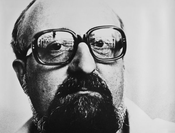 jpeg file of Krzysztof Penderecki (23 November 1933 – 29 March 2020) Polish composer and conductor. photograph by Bo Lutoslawski .