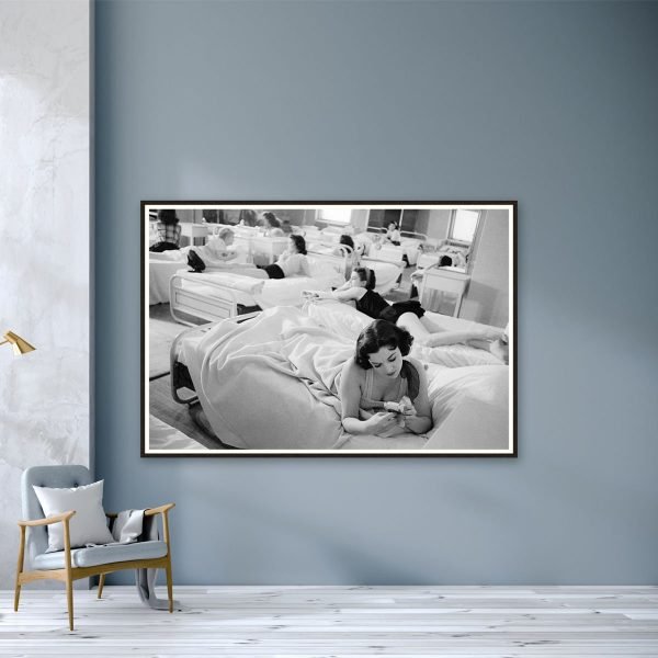 a framed print of the Rockettes