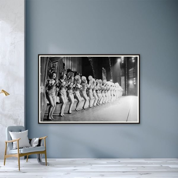 American dance troupe The Rockettes seen on stage